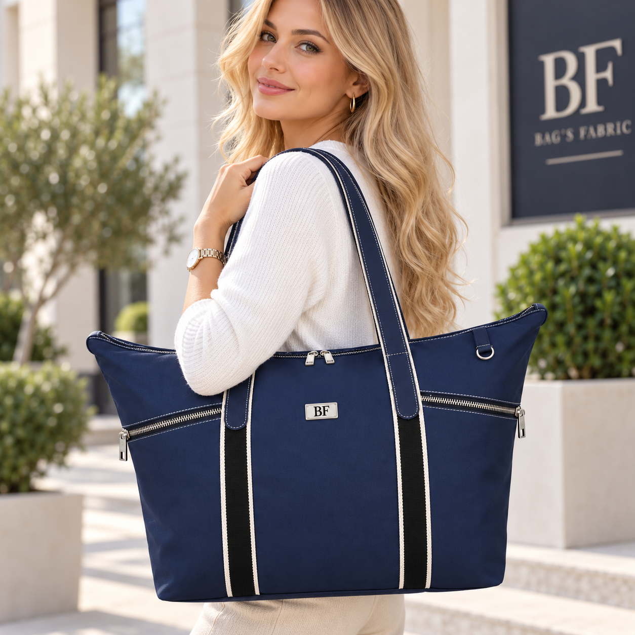 Sac Voyage garni en Cuir