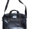 Leather Trimmed Laptop Pu Leather Briefcase